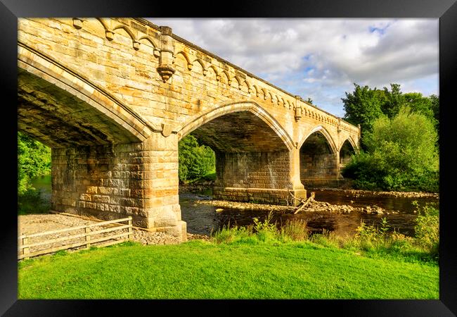 Mercury Bridge Richmond Framed Print by Steve Smith