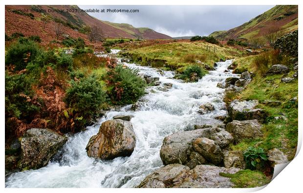 High Rannerdale Print by John Dunbar