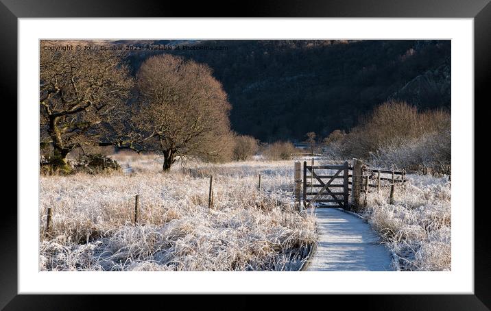 Winter at Park Neb Framed Mounted Print by John Dunbar