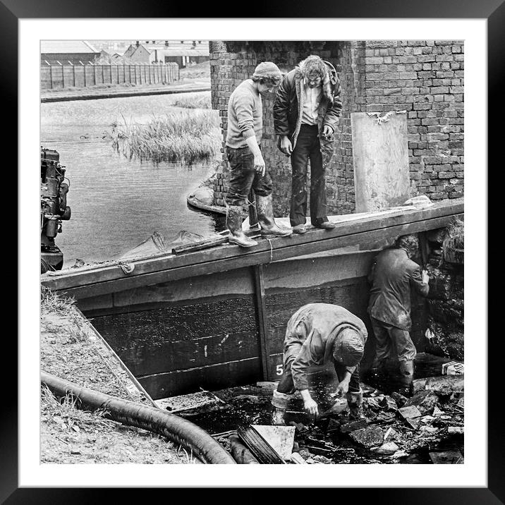 Black Country Navvies # 2 Framed Mounted Print by Steve Taylor