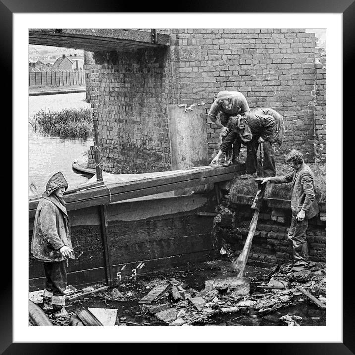 Black Country navvies #3 Framed Mounted Print by Steve Taylor
