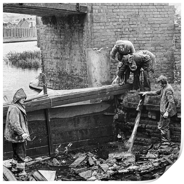 Black Country navvies #3 Print by Steve Taylor
