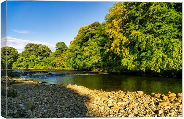 Majestic Views of River Swale Canvas Print by Steve Smith