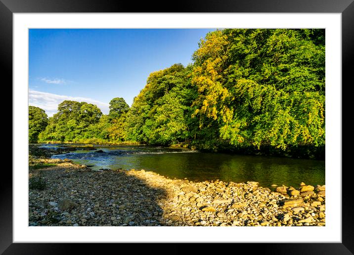 Majestic Views of River Swale Framed Mounted Print by Steve Smith