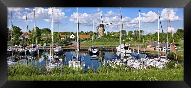 Windmill in Zeeland, the Netherlands Framed Print by Arterra 