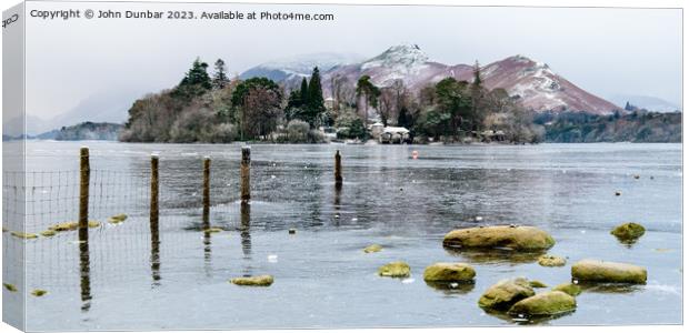 Derwent Isle Canvas Print by John Dunbar