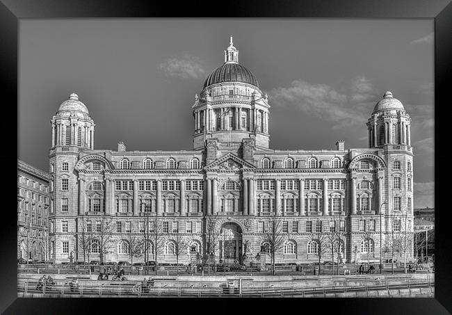 Port of Liverpool Building Framed Print by Roger Green