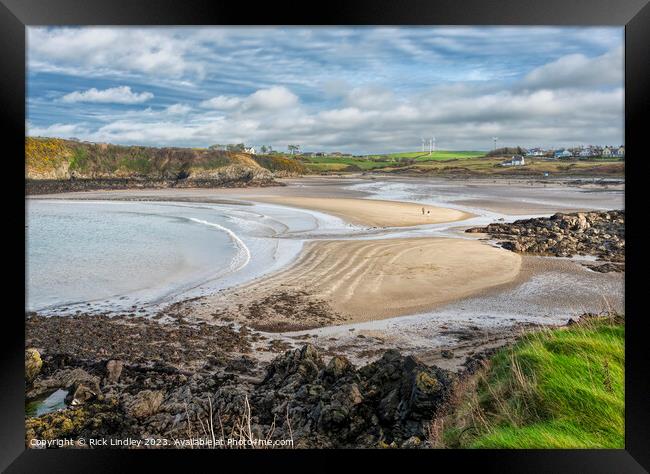 Cemaes Bay Framed Print by Rick Lindley