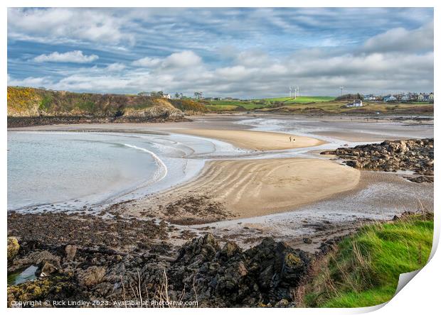 Cemaes Bay Print by Rick Lindley