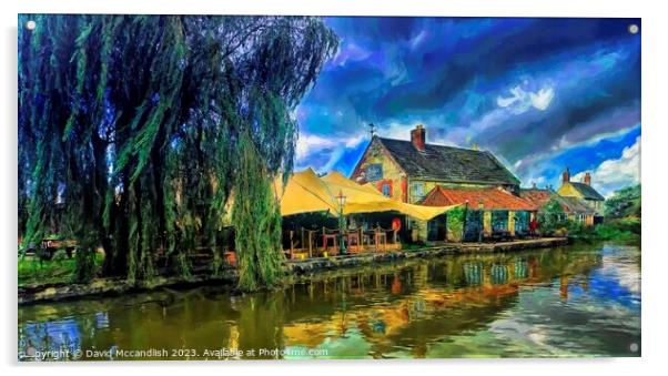 Kennet and Avon Canal Acrylic by David Mccandlish