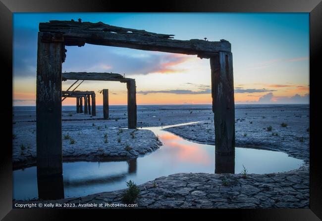 The Old Jetty Framed Print by Kelly Rix