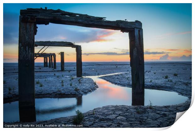 The Old Jetty Print by Kelly Rix