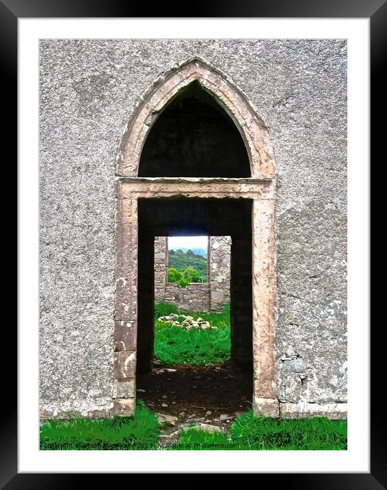 Church ruin Framed Mounted Print by Stephanie Moore