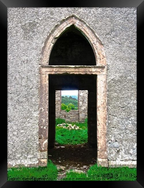 Church ruin Framed Print by Stephanie Moore