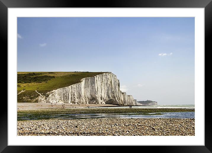 Seven Sisters Cliffs Framed Mounted Print by Matthew Bates