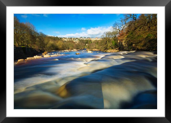 Richmond Falls Framed Mounted Print by Steve Smith