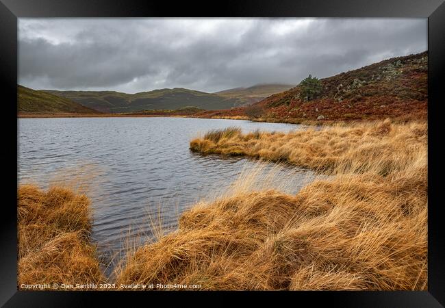 Llyn Barfog (The Bearded Lake), Snowdonia Framed Print by Dan Santillo