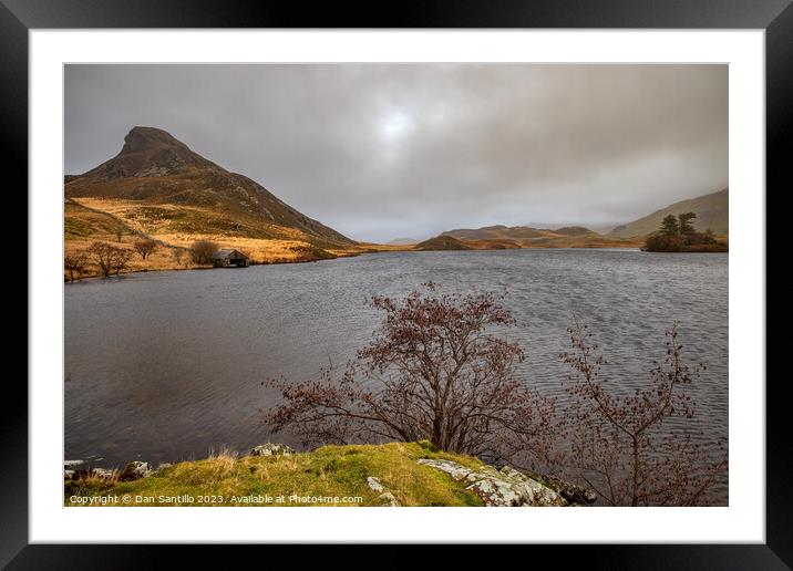 Llynnau Cregennen / Cregennan Lakes, Snowdonia Framed Mounted Print by Dan Santillo