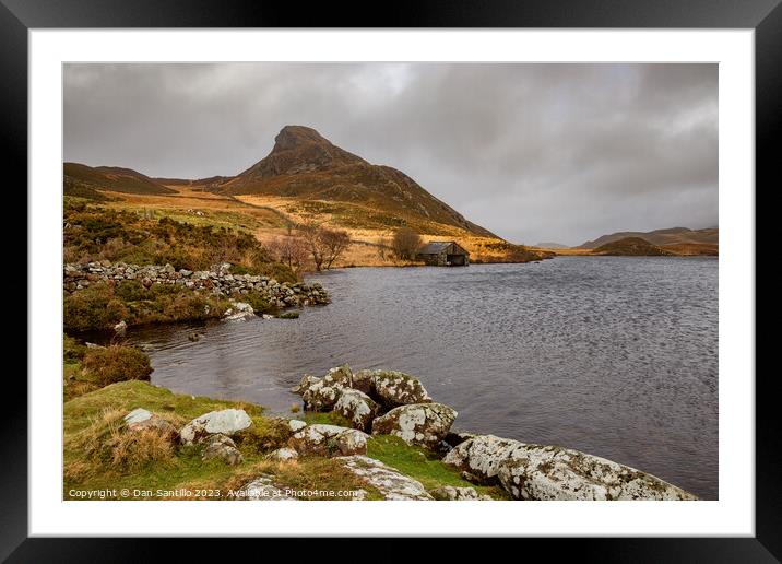 Llynnau Cregennen / Cregennan Lakes, Snowdonia Framed Mounted Print by Dan Santillo