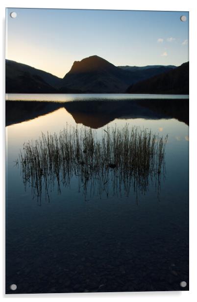 Buttermere Lake District Acrylic by Steve Smith