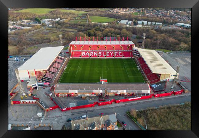 Barnsley FC Framed Print by Apollo Aerial Photography
