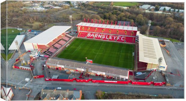 Barnsley Football Club Canvas Print by Apollo Aerial Photography