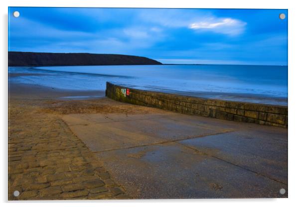 Filey North Yorkshire Acrylic by Steve Smith