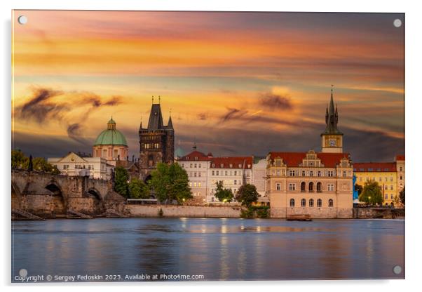 Prague Acrylic by Sergey Fedoskin