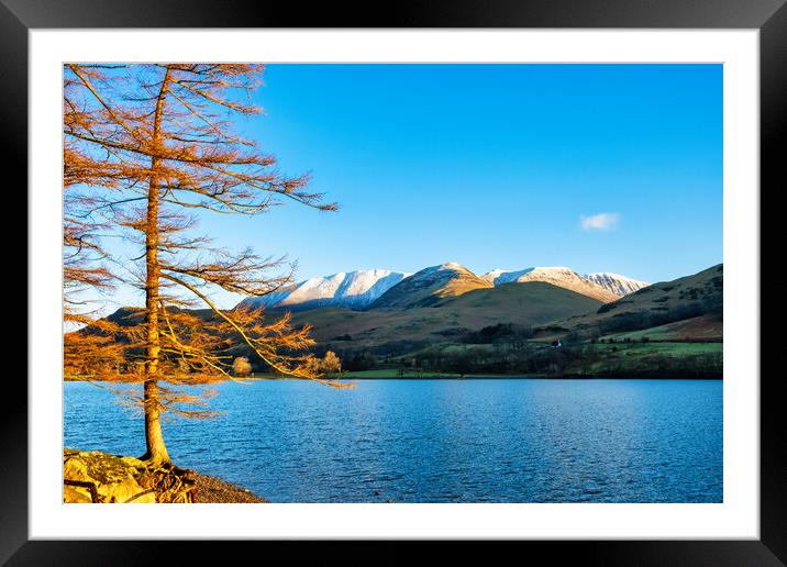 Serenity in Buttermere Framed Mounted Print by Steve Smith