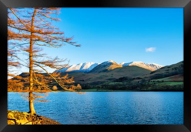 Serenity in Buttermere Framed Print by Steve Smith
