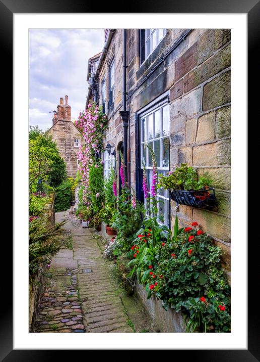 A Secret Garden on the Yorkshire Coast Framed Mounted Print by Tim Hill