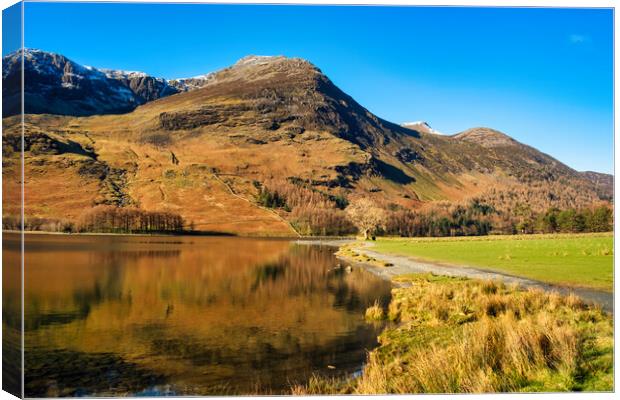 Serenity of Buttermere Canvas Print by Steve Smith