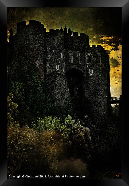 Dover Castle Gatehouse Framed Print by Chris Lord