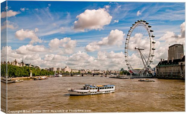 London Skyline Canvas Print by Ian Collins
