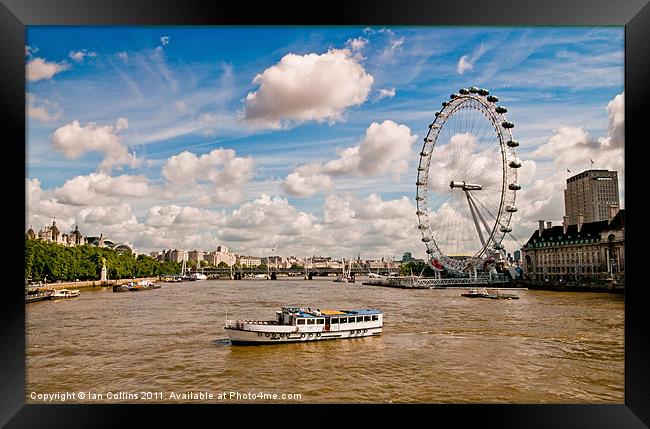 London Skyline Framed Print by Ian Collins