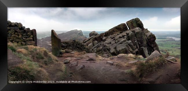 The Roaches Moorland Framed Print by Chris Mobberley
