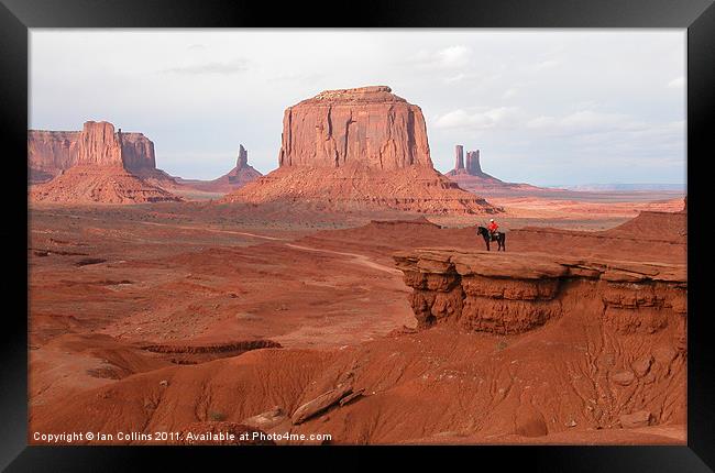 Monument Valley Framed Print by Ian Collins