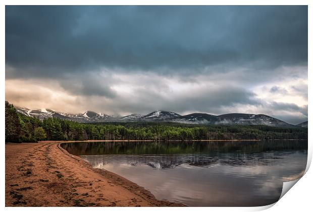 Reflections of the Cairngorms Print by Stuart Jack