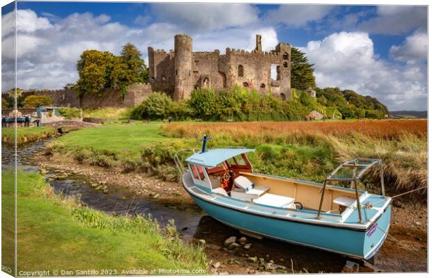 Laugharne, Carmarthenshire Canvas Print by Dan Santillo