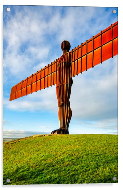 The Angel Of The North Acrylic by Steve Smith