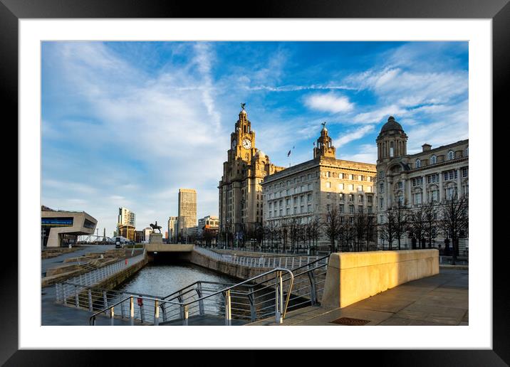 Pier Head Liverpool Views Framed Mounted Print by Steve Smith