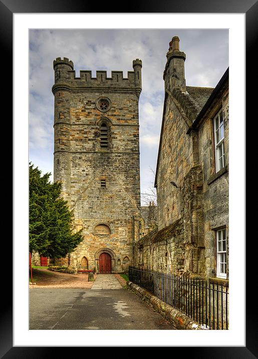 Abbey Church Tower Framed Mounted Print by Tom Gomez