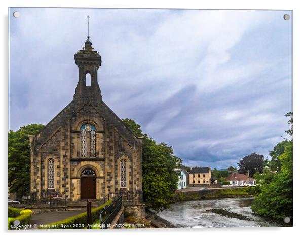 Methodist Church Donegal Town Acrylic by Margaret Ryan