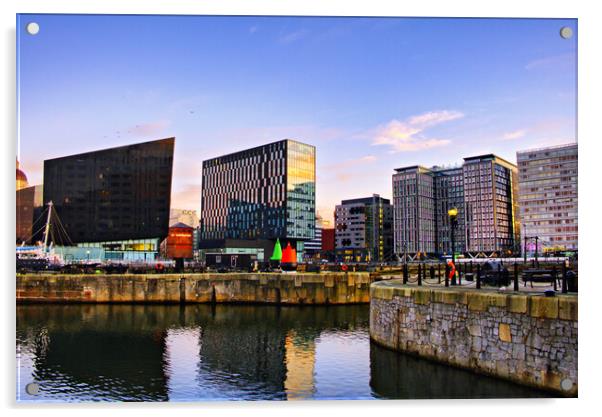 Royal Albert Docks Views Acrylic by Steve Smith