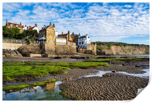 Robin Hoods Bay Seafront Print by Tim Hill