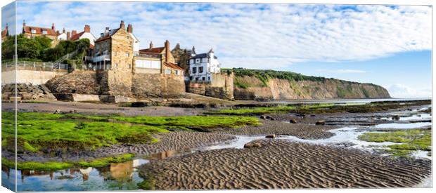 The Enchanting Seafront of Robin Hoods Bay Canvas Print by Tim Hill