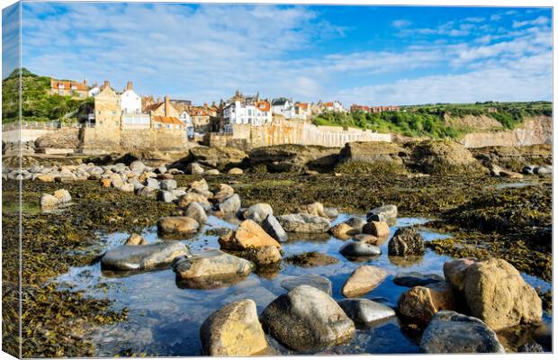 Robin Hoods Bay Yorkshire Canvas Print by Tim Hill