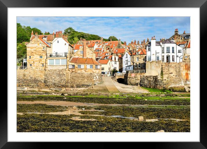 Robin Hoods Bay Yorkshire Framed Mounted Print by Tim Hill