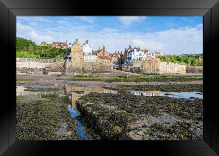 Robin Hoods Bay Seafront Framed Print by Tim Hill