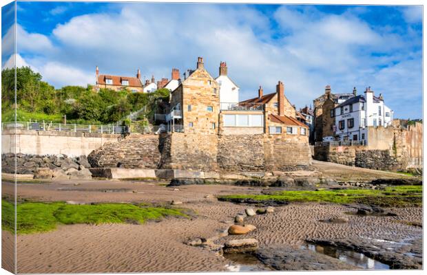 Captivating Seafront of Robin Hoods Bay Canvas Print by Tim Hill